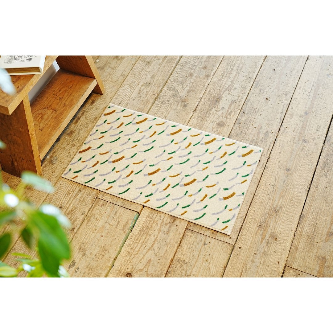 玄関マット 室内用 Tomoko Murata 6デザイン 45×75cm｜かわいい 家庭用 玄関 エントランス スマート 滑り止め ウェルカムマット エントランスマット