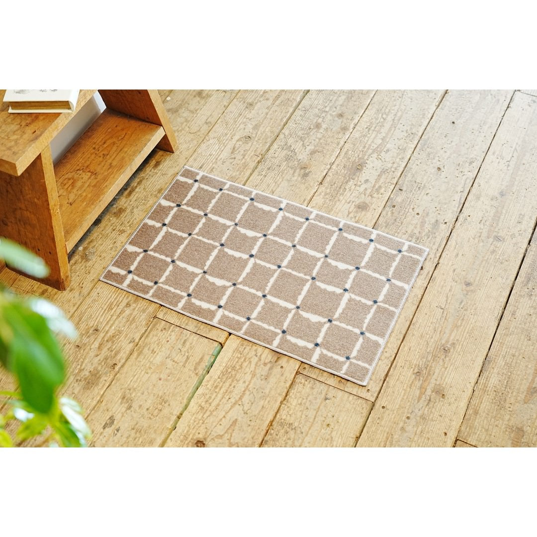 玄関マット 室内用 Tomoko Murata 6デザイン 45×75cm｜かわいい 家庭用 玄関 エントランス スマート 滑り止め ウェルカムマット エントランスマット