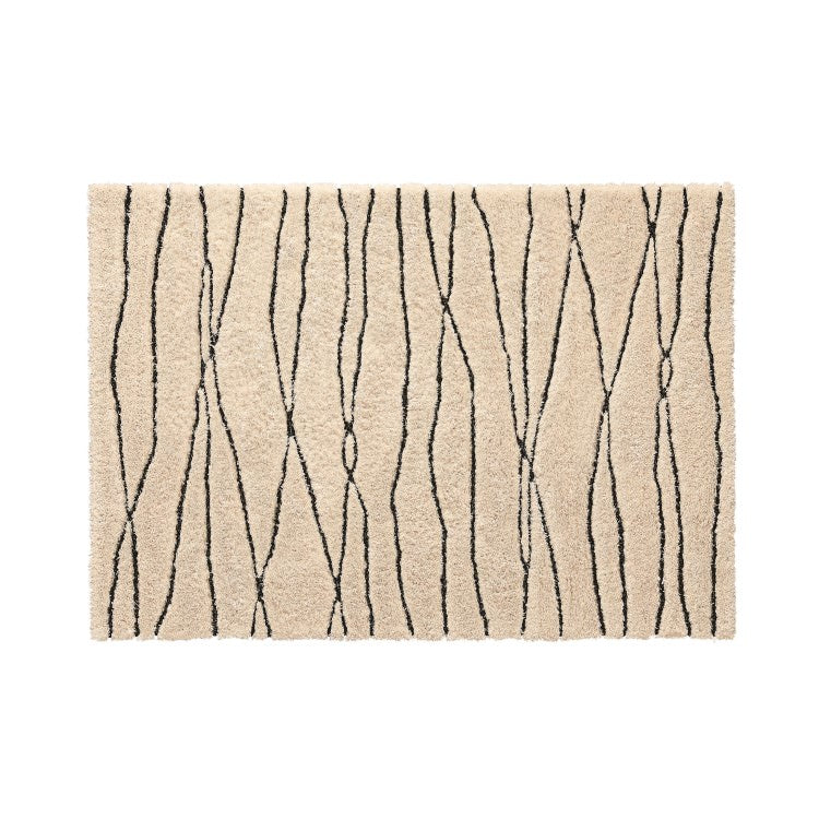 140×200cm ラグ Rough 4403 防ダニ 床暖房対応｜おしゃれ 雑貨 かわいい ナチュラル 上質 高級 ホテルライク エレガント インテリア インダストリアル デザイナーズ じゅうたん 絨毯 カーペット ふかふか