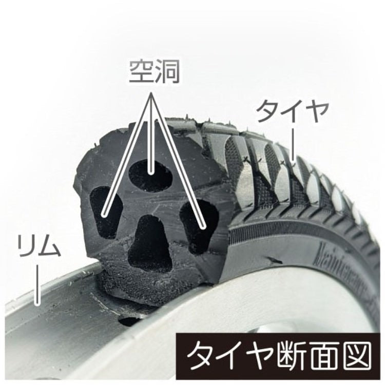 [折畳み自転車] ACTIVEPLUS ノーパンク20インチ折畳み自転車 ブロンズ MG-AP206NBZ 送料無料 (北海道・沖縄・離島別送料)