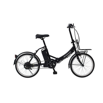 [電動アシスト自転車] ACTIVE PLUS アクティブプラス 20インチ ノーパンク電動アシスト FDB20EB マットブラック MG-AP20EBN 送料無料 (北海道・沖縄・離島別送料) 60 [お取り寄せ]