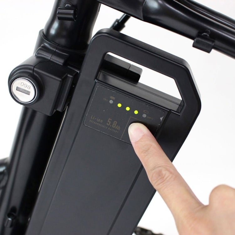 [電動アシスト自転車] ACTIVE PLUS アクティブプラス 20インチ ノーパンク電動アシスト FDB20EB マットブラック MG-AP20EBN 送料無料 (北海道・沖縄・離島別送料) 60