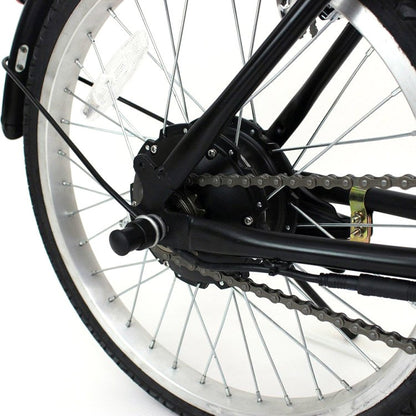 [電動アシスト自転車] ACTIVE PLUS アクティブプラス 20インチ ノーパンク電動アシスト FDB20EB マットブラック MG-AP20EBN 送料無料 (北海道・沖縄・離島別送料) 60