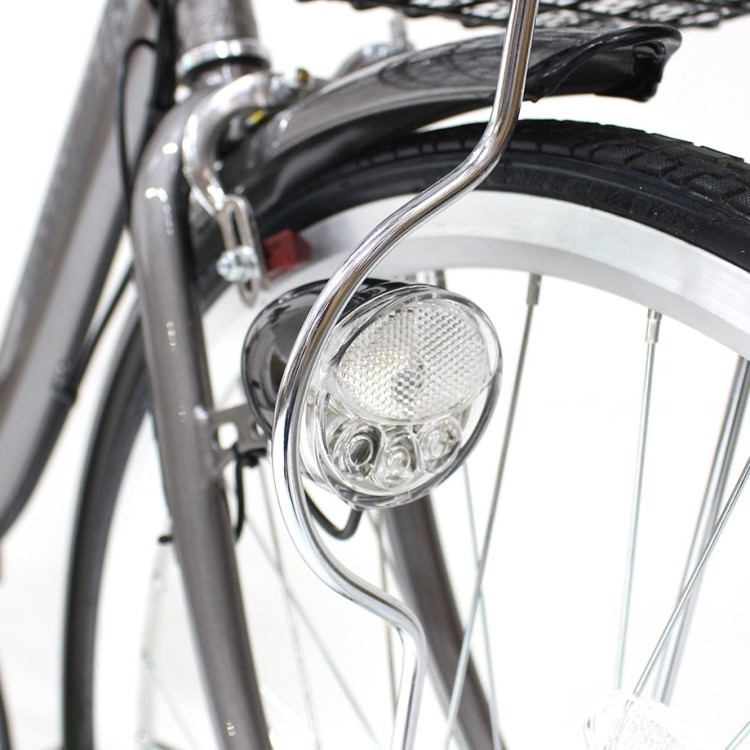 [電動アシスト自転車] ACTIVE PLUS アクティブプラス ノーパンク電動アシスト FDB26EB スモークシルバー MG-AP26EBN 送料無料 (北海道・沖縄・離島別送料)
