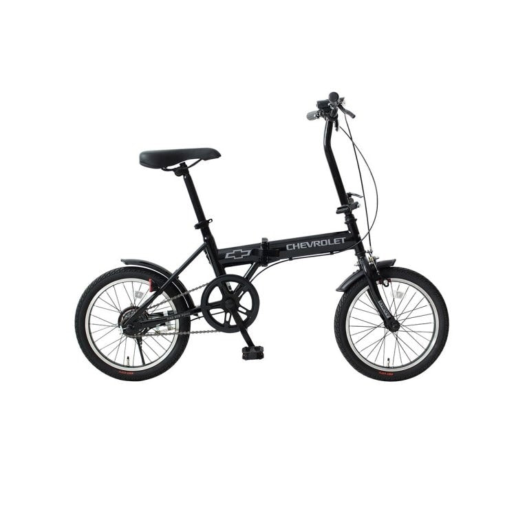 [折畳み自転車] CHEVROLET シボレー 16インチ折畳自転車BK（BAA仕様）ブラック MG-CV16BAA-BK 送料無料 (北海道・沖縄・離島別送料)