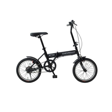 [折畳み自転車] CHEVROLET シボレー 16インチ折畳自転車BK（BAA仕様）ブラック MG-CV16BAA-BK 送料無料 (北海道・沖縄・離島別送料) [お取り寄せ]