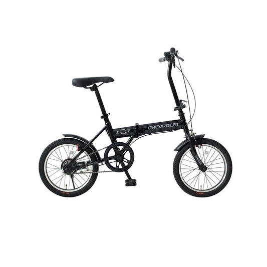 [折畳み自転車] CHEVROLET シボレー 16インチ折畳自転車BK（BAA仕様）ブラック MG-CV16BAA-BK 送料無料 (北海道・沖縄・離島別送料) [お取り寄せ]