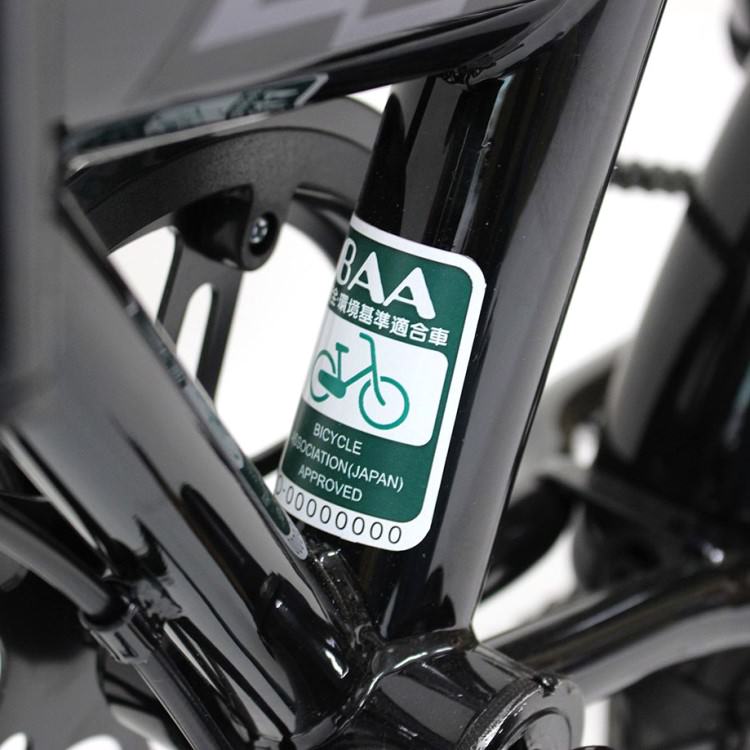 [折畳み自転車] CHEVROLET シボレー 16インチ折畳自転車BK（BAA仕様）ブラック MG-CV16BAA-BK 送料無料 (北海道・沖縄・離島別送料)