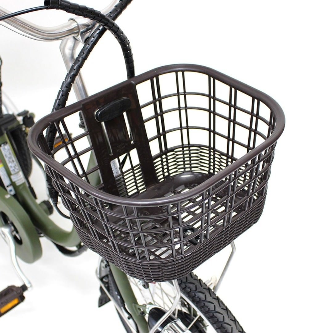 [電動アシスト自転車] E-PARTON PLUS イーパートン プラス ノーパンク ロータイプ電動アシスト三輪自転車 BEPN18PN カーキ 送料無料 (北海道・沖縄・離島別送料)