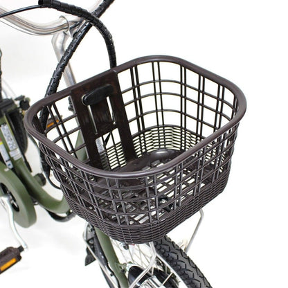 [電動アシスト自転車] E-PARTON PLUS イーパートン プラス ノーパンク ロータイプ電動アシスト三輪自転車 BEPN18PN カーキ 送料無料 (北海道・沖縄・離島別送料)