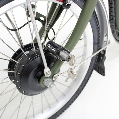 [電動アシスト自転車] E-PARTON PLUS イーパートン プラス ノーパンク ロータイプ電動アシスト三輪自転車 BEPN18PN カーキ 送料無料 (北海道・沖縄・離島別送料)