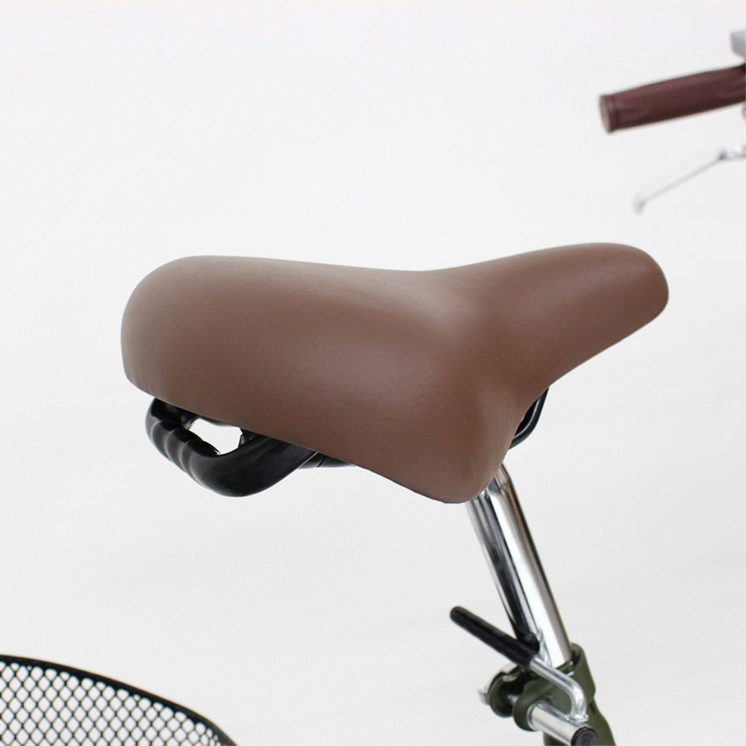 [電動アシスト自転車] E-PARTON PLUS イーパートン プラス ノーパンク ロータイプ電動アシスト三輪自転車 BEPN18PN カーキ 送料無料 (北海道・沖縄・離島別送料)