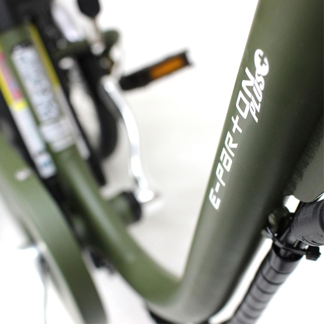 [電動アシスト自転車] E-PARTON PLUS イーパートン プラス ノーパンク ロータイプ電動アシスト三輪自転車 BEPN18PN カーキ 送料無料 (北海道・沖縄・離島別送料)