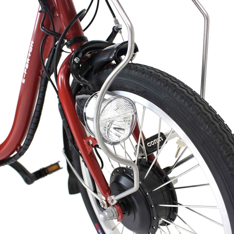 [電動アシスト自転車] E-PARTON イーパートン ロータイプ電動アシスト三輪自転車 BEPN18 ブリックレッド 送料無料 (北海道・沖縄・離島別送料) 50
