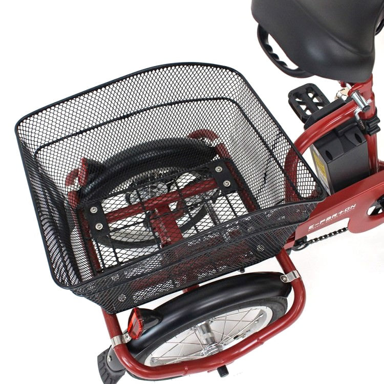 [電動アシスト自転車] E-PARTON イーパートン ロータイプ電動アシスト三輪自転車 BEPN18 ブリックレッド 送料無料 (北海道・沖縄・離島別送料) 50