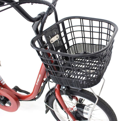 [電動アシスト自転車] E-PARTON イーパートン ロータイプ電動アシスト三輪自転車 BEPN18 ブリックレッド 送料無料 (北海道・沖縄・離島別送料) 50