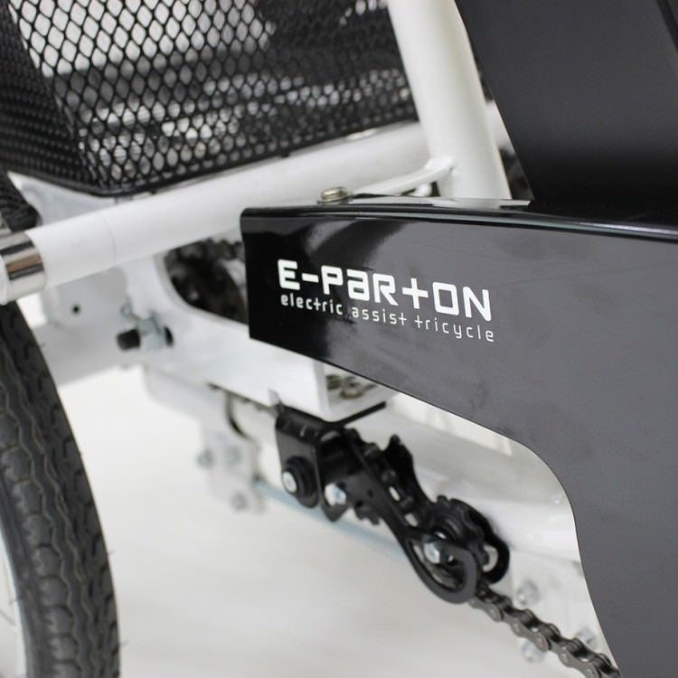 [電動アシスト自転車] E-PARTON イーパートン ロータイプ電動アシスト三輪自転車 BEPN18-WH ホワイト 送料無料 (北海道・沖縄・離島別送料)