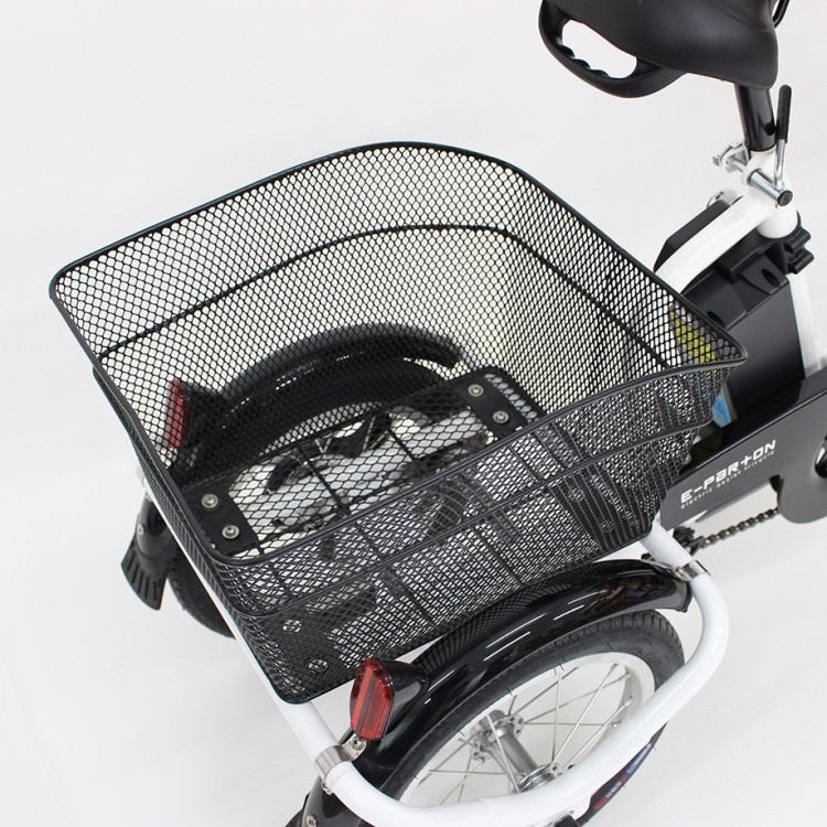[電動アシスト自転車] E-PARTON イーパートン ロータイプ電動アシスト三輪自転車 BEPN18-WH ホワイト 送料無料 (北海道・沖縄・離島別送料)