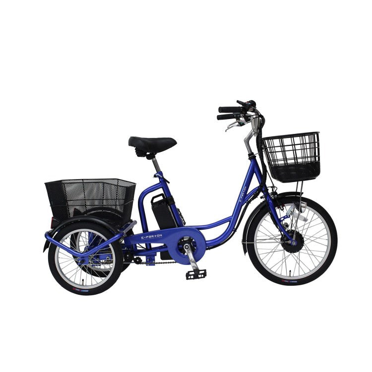 [電動アシスト自転車] E-PARTON イーパートン 電動アシスト三輪自転車SB BEPN20SB サファイアブルー 送料無料 大型 (北海道・沖縄・離島別送料) 20