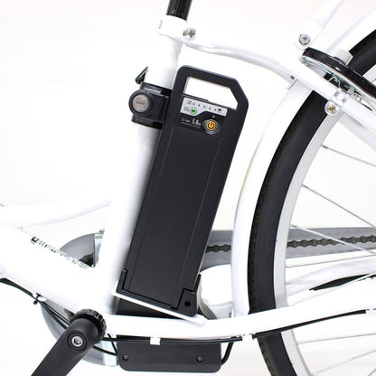 [電動アシスト自転車] FIELD CHAMP フィールドチャンプ 電動アシスト26インチ 折畳み軽快車 パールホワイト MG-FCP100EB 送料無料 (北海道・沖縄・離島別送料)