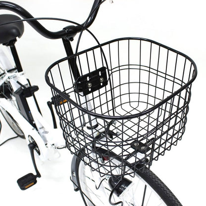 [電動アシスト自転車] FIELD CHAMP フィールドチャンプ 電動アシスト26インチ 折畳み軽快車 パールホワイト MG-FCP100EB 送料無料 (北海道・沖縄・離島別送料)