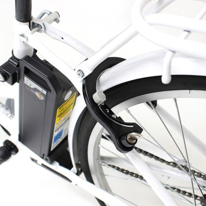 [電動アシスト自転車] FIELD CHAMP フィールドチャンプ 電動アシスト26インチ 折畳み軽快車 パールホワイト MG-FCP100EB 送料無料 (北海道・沖縄・離島別送料)