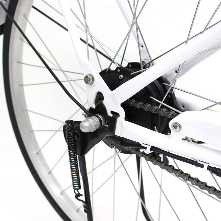 [電動アシスト自転車] FIELD CHAMP フィールドチャンプ 電動アシスト26インチ 折畳み軽快車 パールホワイト MG-FCP100EB 送料無料 (北海道・沖縄・離島別送料)