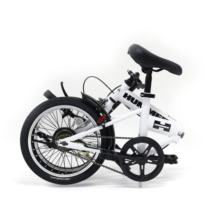 [折畳み自転車] HUMMER ハマー ノーパンク16インチ折畳自転車WH ホワイト MG-HM16N-WH 送料無料 (北海道・沖縄・離島別送料)