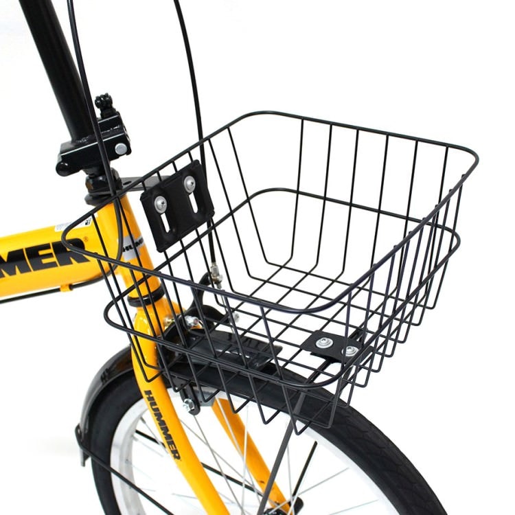 [折畳み自転車] HUMMER ハマー ノーパンク20インチ折畳自転車YE イエロー MG-HM20N-YE 送料無料 (北海道・沖縄・離島別送料)