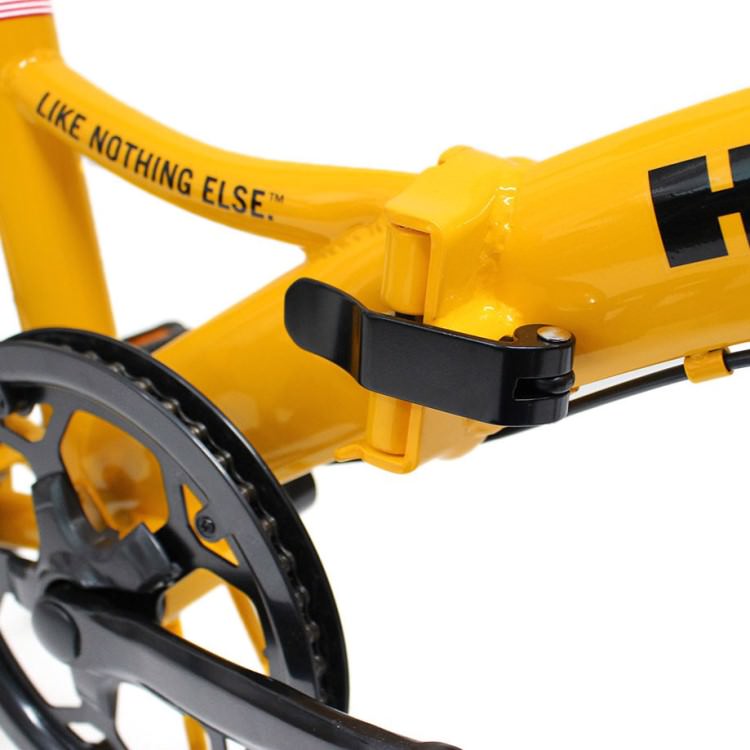 [折畳み自転車] HUMMER ハマー ノーパンク20インチ折畳自転車YE イエロー MG-HM20N-YE 送料無料 (北海道・沖縄・離島別送料)