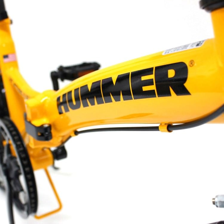 [折畳み自転車] HUMMER ハマー ノーパンク20インチ折畳自転車YE イエロー MG-HM20N-YE 送料無料 (北海道・沖縄・離島別送料)