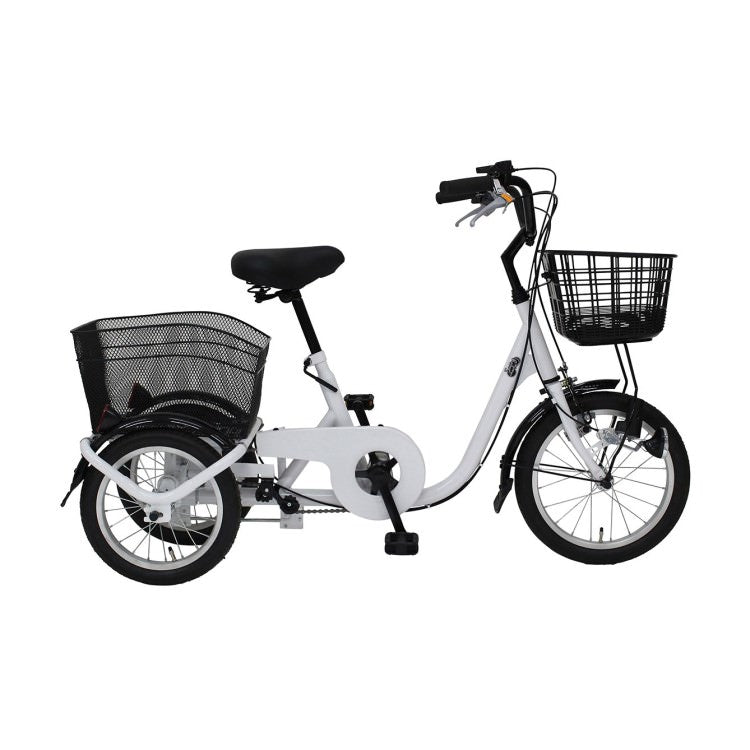 [三輪自転車] SWING CHARLIE ロータイプ三輪自転車L ホワイト 送料無料 (北海道・沖縄・離島別送料)