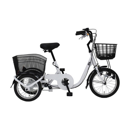 [三輪自転車] SWING CHARLIE ロータイプ三輪自転車L ホワイト 送料無料 (北海道・沖縄・離島別送料)