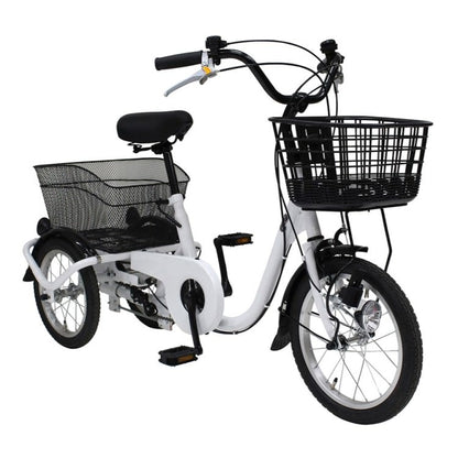 [三輪自転車] SWING CHARLIE ロータイプ三輪自転車L ホワイト 送料無料 (北海道・沖縄・離島別送料)
