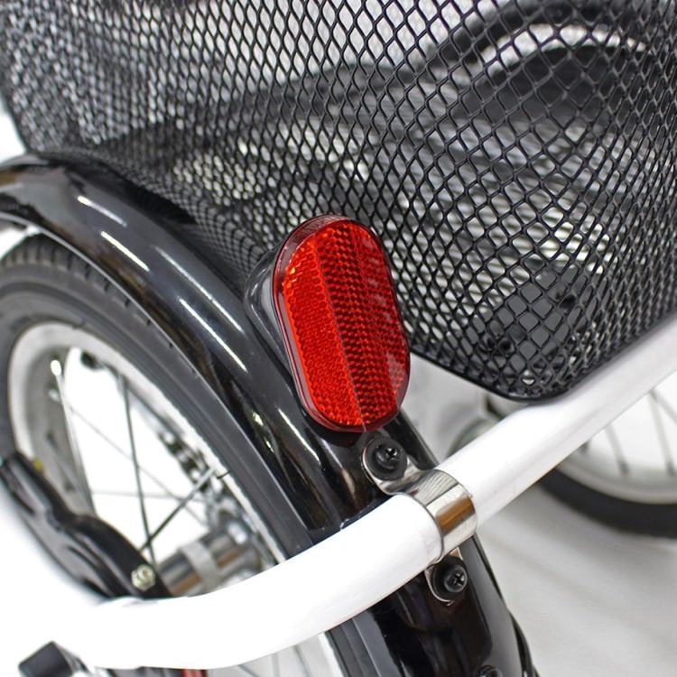 [三輪自転車] SWING CHARLIE ロータイプ三輪自転車L ホワイト 送料無料 (北海道・沖縄・離島別送料)