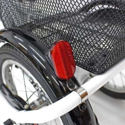 [三輪自転車] SWING CHARLIE ロータイプ三輪自転車L ホワイト 送料無料 (北海道・沖縄・離島別送料)