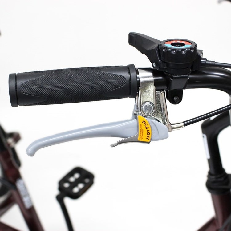 [三輪自転車] ACTIVE PLUS ノーパンク三輪自転車L ワインレッド 送料無料 (北海道・沖縄・離島別送料)