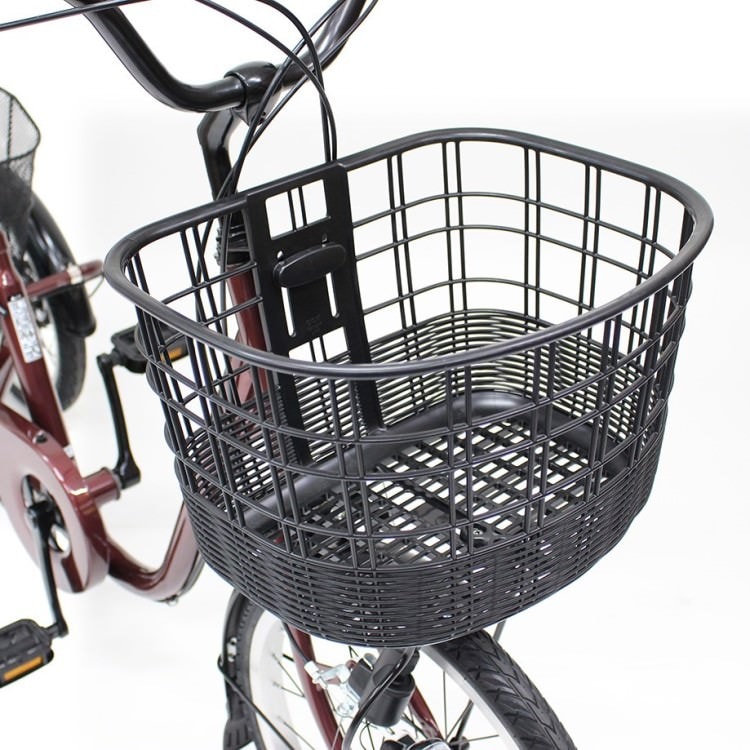 [三輪自転車] ACTIVE PLUS ノーパンク三輪自転車L ワインレッド 送料無料 (北海道・沖縄・離島別送料)