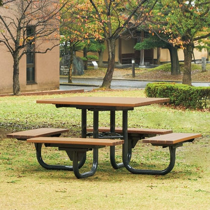 [法人限定] 再生木材テーブルベンチ RB-1608｜WOODY STYLE モリマーキンキ