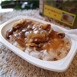 [販売終了] あつあつ防災ミリメシ(20箱入り)セット－牛丼