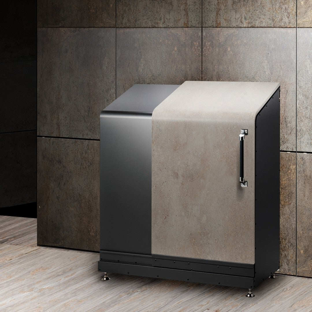 スライドダスポン ハイスリム スタンダードモデル 500L 黒ZAM® 12色｜ガーデン 高耐食メッキ鋼板 本体