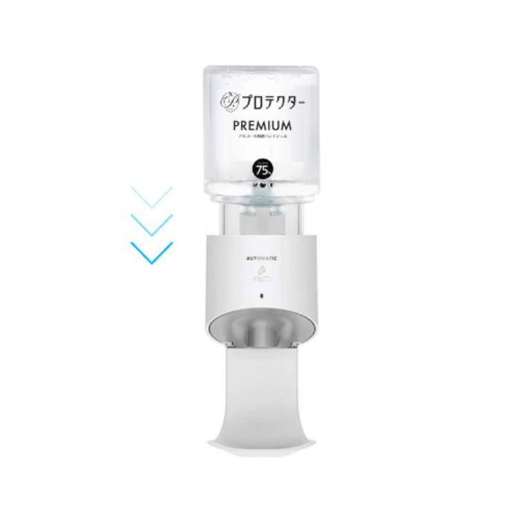 アルコール除菌ディスペンサー 壁付/ジェルタイプ 専用カートリッジ1200ml 6個付きセット｜非接触タイプ コロナ対策 感染症対策 除菌アイテム 沖縄と離島配送不可 送料無料