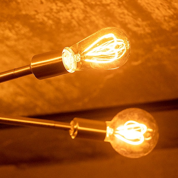 6灯シーリングライト キムリック3色 LED電球カーブ(3種)｜gram eight（グラムエイト）の間接照明