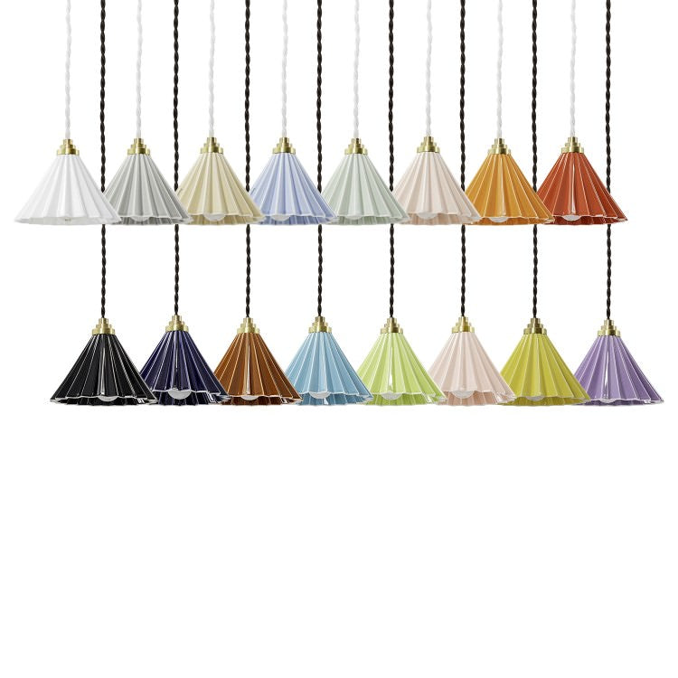 ORIGAMI LAMP PENDANT（オリガミランプ ペンダント）ホワイトコード コンセントタイプ｜gram eight（グラムエイト）のペンダントライト 16色