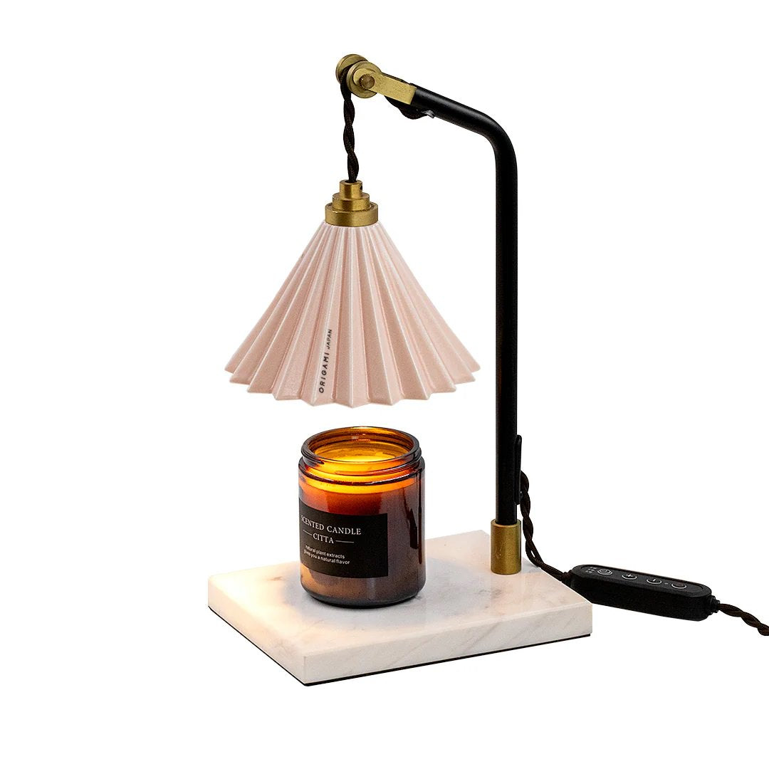 ORIGAMI LAMP CANDLE WARMER（オリガミランプ キャンドルウォーマー）｜gram eight（グラムエイト）のテーブルランプ 4段階調光 タイマー付き 15色