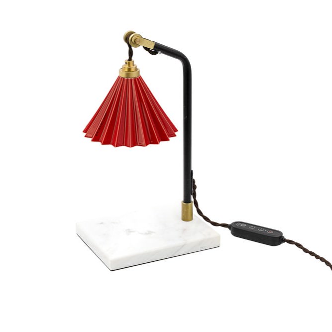 ORIGAMI LAMP CANDLE WARMER（オリガミランプ キャンドルウォーマー）｜gram eight（グラムエイト）のテーブルランプ 4段階調光 タイマー付き 15色