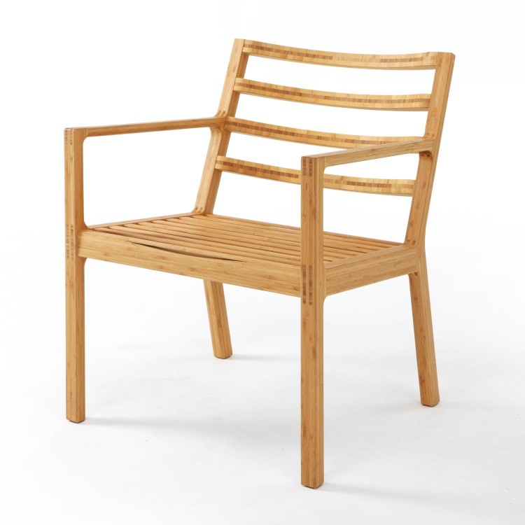 TEORI TENSION LOUNGE P-TL｜竹集成材のTENSION ラウンジチェア