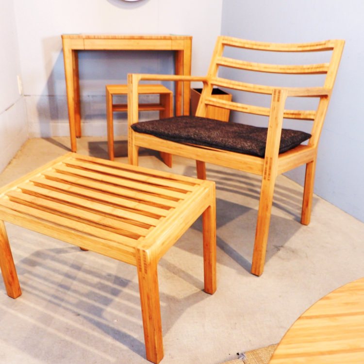 TEORI TENSION LOUNGE P-TL｜竹集成材のTENSION ラウンジチェア