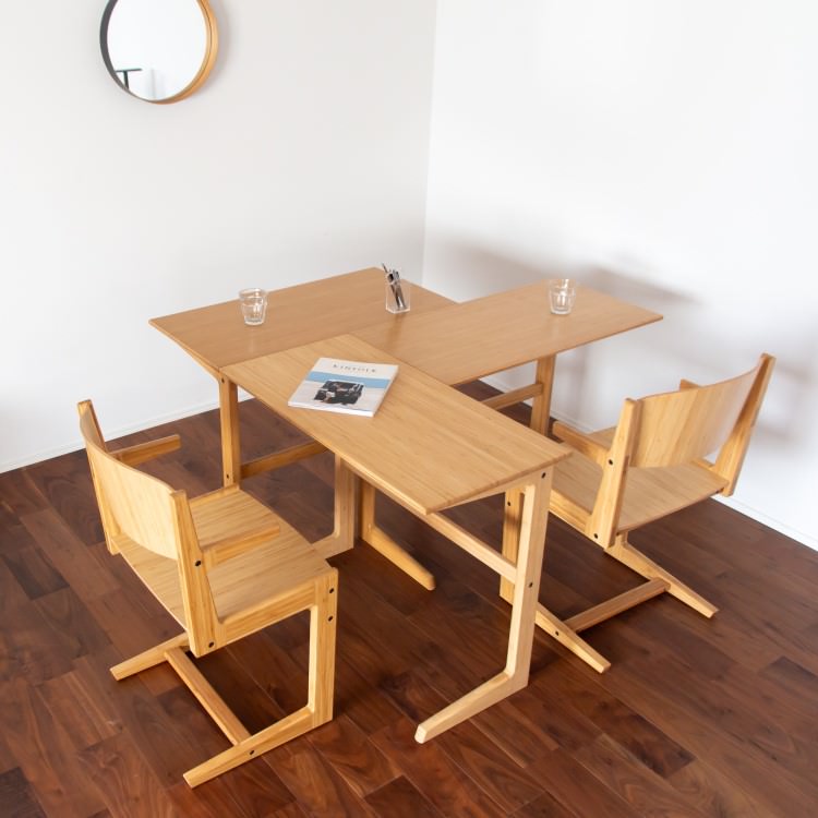 TEORI 5DESK T-FD｜竹集成材の5desk デスク