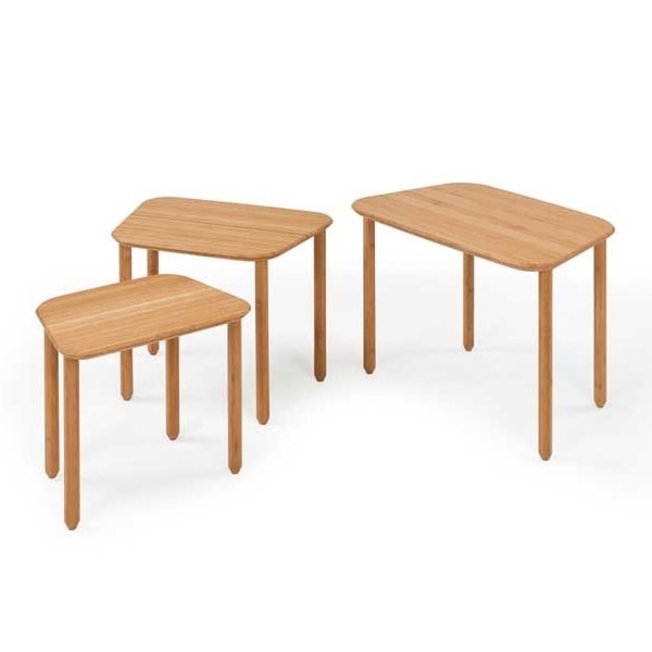 TEORI T-NT｜竹集成材のネストテーブル 3セット